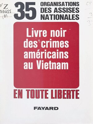 cover image of Livre noir des crimes américains au Vietnam
